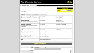 
                            5. Alight Financial Solutions - Customer Service