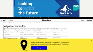 
                            8. Align Networks Inc - Company Profile and News - Bloomberg ...