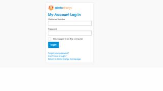 
                            2. Alinta Customer - Customer Login - My Account - Alinta Energy