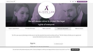 
                            3. Alison Law Solicitors - Read your documents