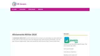 
                            6. Alistamento Militar 2020 - online e na JSM, …