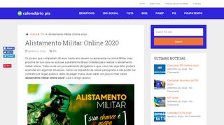 
                            5. ALISTAMENTO MILITAR ONLINE 2020 - …