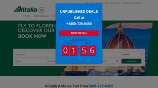 
                            5. Alitalia Airlines | 1-855-617-6111 | Alitalia Airlines Booking