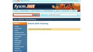 
                            6. Alitalia Staff Ticketing - webmonitor.fyxm.net