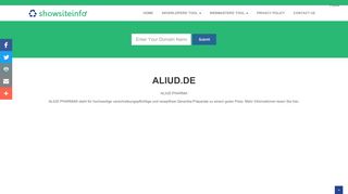 
                            9. aliud.de - ALIUD PHARMA - showsiteinf.org