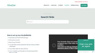 
                            6. AliveCor Support