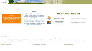 
                            1. ALKIS-Portal Rhein-Erft-Kreis