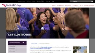 
                            8. All Current Students - Linfield College