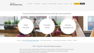 
                            4. All-in-one Solution for HR, Payroll & Benefits Administration - Zuman