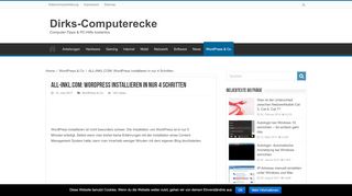 
                            7. ALL-INKL.COM: WordPress installieren in nur 4 …