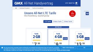 
                            5. All-Net - Mobilfunktarife ab 7,99 €/Monat