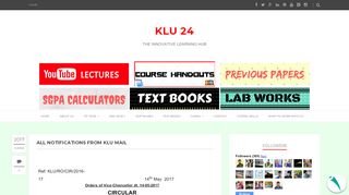 
                            9. All Notifications From KLU Mail - …