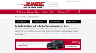 
                            9. All Pre-Owned Inventory | Junge Automotive Group in Hiawatha