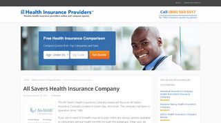 
                            9. All Savers Health Insurance Company Review