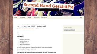 
                            5. ALL YOU CAN miet - Second Hand Geschäfte