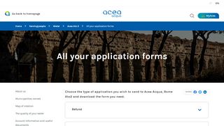 
                            1. All your application forms - gruppo.acea.it