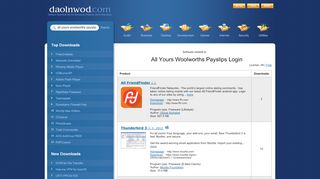 
                            7. All Yours Woolworths Payslips Login Software - …