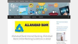 
                            6. Allahabad Bank Internet Banking, Allahabad Bank Online ...