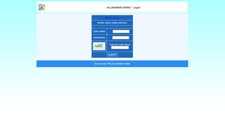 
                            3. ALLAHABAD BANK - Login - allbankcare