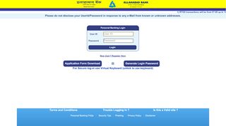 
                            10. ALLAHABAD BANK NetBanking