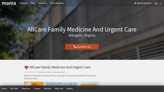 
                            9. AllCare Family Medicine & Urgent Care Arlington VA, 22201 – Manta ...