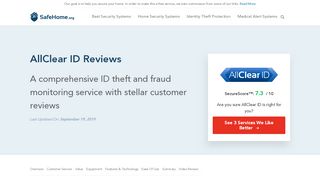 
                            4. AllClear ID Reviews 2019 | Read The Latest AllClear ID Review