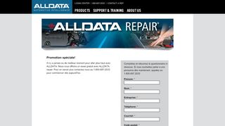 
                            8. ALLDATA Repair demande d’essai gratuit - ALLDATA