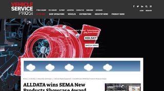 
                            9. ALLDATA wins SEMA New Products Showcase Award