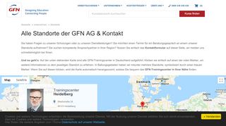 
                            9. Alle Standorte & Kontakt | GFN AG