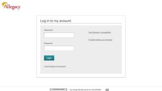 
                            1. Allegacy Federal Credit Union | Login