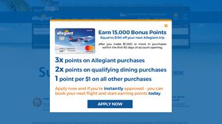 
                            6. Allegiant Air - Cheap Flights, Air+Hotel Packages ...