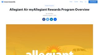 
                            2. Allegiant Air myAllegiant Rewards Program Overview ...