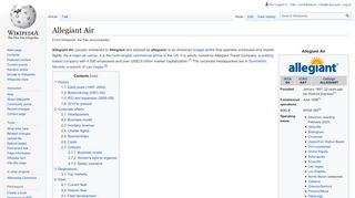 
                            7. Allegiant Air - Wikipedia