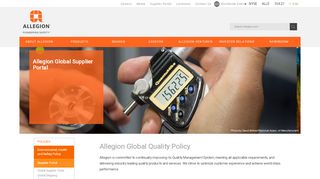 
                            7. Allegion Supplier Portal