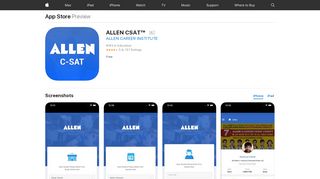 
                            9. ‎ALLEN CSAT™ on the App Store - apps.apple.com