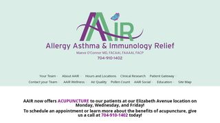 
                            5. Allergists Charlotte, NC| Allergy Testing – AAIR