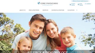 
                            9. Allergy & Immunology - New Hampshire - Core Physicians