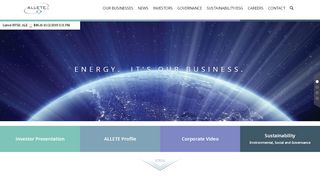 
                            2. ALLETE, Inc.: Welcome