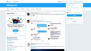
                            5. #allexposed hashtag on Twitter