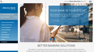 
                            8. Alliance Bank of Arizona - Arizona Business Checkings ...