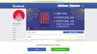 
                            8. Alliance Data - About | Facebook