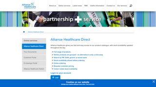 
                            1. Alliance Healthcare Direct | Online services - Alliance Healthcare