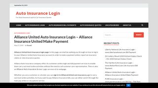 
                            6. Alliance United Auto Insurance Login - Alliance Insurance United ...