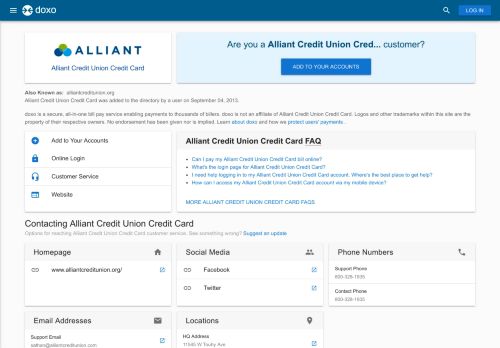 
                            8. Alliant Credit Union Credit Card | Pay Your Bill Online ...