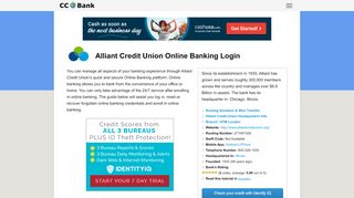 
                            4. Alliant Credit Union Online Banking Login - CC Bank