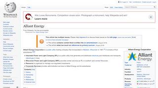 
                            4. Alliant Energy - Wikipedia