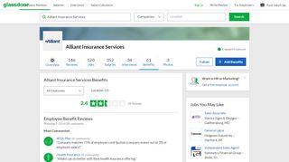 
                            9. Alliant Insurance Services Employee Benefits and Perks | Glassdoor