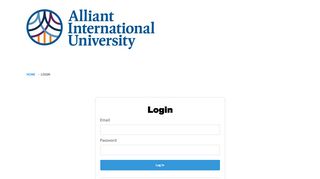 
                            8. Alliant International University | Login