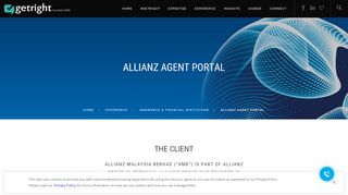 
                            8. Allianz Agent Portal - Top Mobile App & Web Developer in Malaysia