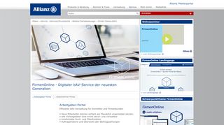 
                            4. Allianz FirmenOnline eJournal Schwerpunktthemen